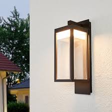 Lantern Shaped Led Outdoor Wall Light