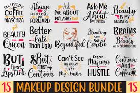 makeup es design bundle graphic by