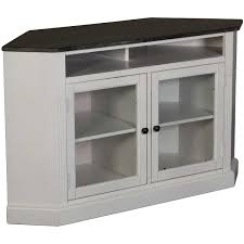 carriage house white corner tv stand