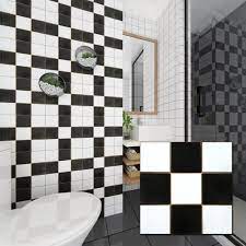 black and white ceramic tile for