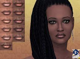 mod the sims natural lipstick with