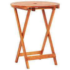 23 6 Round Folding Patio Side Table
