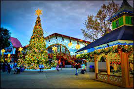 christmas town at busch gardens is the