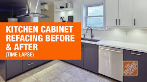 kitchen cabinet refacing before after