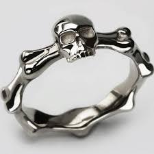 Aliexpress Com Buy Size 5 15 Stainless Steel Punk Hiphop Biker Gothic Skeleton Skull Bone Death Cocktail Ring Band From Reliable Ring Band Suppliers