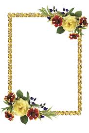 frames picture frame paper flower free