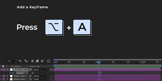 after effects keyframe shortcuts