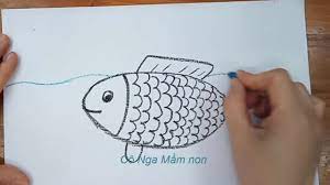 Vẽ con cá/Hướng dẫn vẽ con cá/ Cách vẽ CON CÁ - YouTube