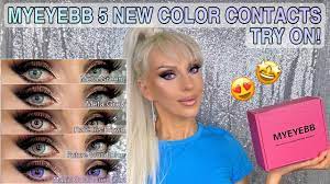 myeyebb color contacts review 5 new