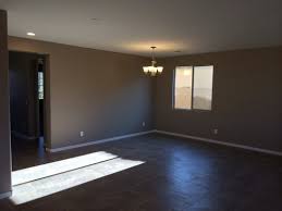 dark brown furniture gray walls and
