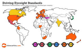 Driving Eyesight Standards By Country Eyesight Test To Drive