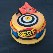 Looking for nerf gun cake ideas? Nerf Cake Photos