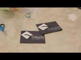 How to make a super easy graduation card, invitation and tassel. How To Make Graduation Invitation Cards Valentine S Day Crafts More Youtube