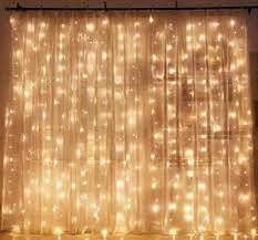 Window Curtain Led String Light Wedding