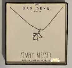 rae dunn jewelry angel simply blessed