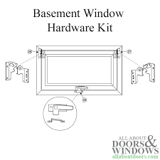 Basement Window 6 Piece Hardware Kit