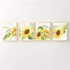 Sunflower Wall Art Painting Sunflower