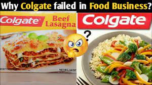 why colgate failed in food business