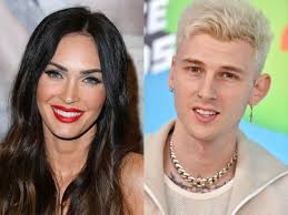 The musician couldn't be missed in his matching red jersey and jeans while his new squeeze, 34, looked as stunning as ever in orange snakeskin print. Megan Fox And Machine Gun Kelly Relationship Timeline Insider