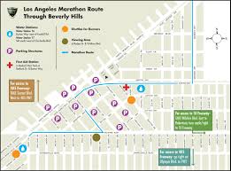 Los Angeles Marathon In Beverly Hills