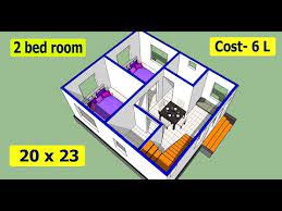 20 X 23 Small House Plan Ii 2 Bhk House