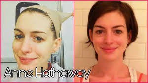 anne hathaway without makeup you