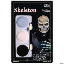 mehron skeleton tri color makeup