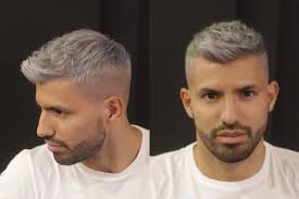 See pictures of kun aguero with different hairstyles, including long hairstyles, medium hairstyles, short hairstyles, updos, and more. Man City S Sergio Aguero Silver Fox In The Box For Man Utd Clash With New Hair Do Daily Star