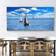 Boat Ship On The Sea Canvas Printings