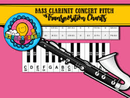 Bb To Concert Pitch Transposition Chart For Bass Clarinet