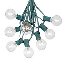 G40 Patio String Lights With 125 Globe