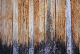 Wood Texture Fence Stained Multi