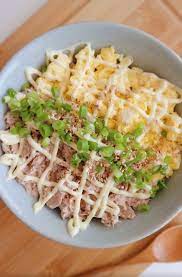 korean tuna mayo rice bowl chamchi