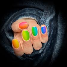 nails using opi power of hue