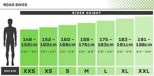 bike size chart choose the right bike