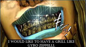 Jojo's Bizarre Confessions — I would like to have a Grill like Gyro  Zeppelli.