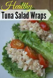 lunch healthy tuna salad wraps