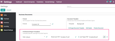 Professional Report Templates Odoo Apps