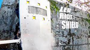 diy bulletproof led riot shield with