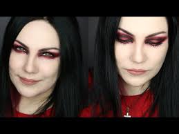 red smokey eye makeup tutorial