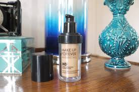 make up for ever hd foundation review
