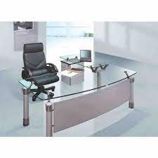 Rectangular Glass Office Table