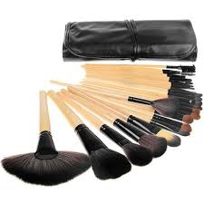 24 piece synthetic hair cosmetic makeup