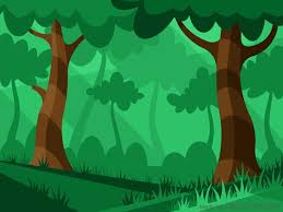 tropical forest vector backgrounds