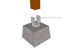 how to anchor a post to concrete