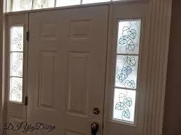 Diy Faux Stained Glass Front Door