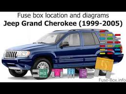 Automotive wiring in a 2001 jeep grand cherokee vehicles are becoming increasing more difficult to identify due to the installation of more advanced factory. Fuse Box Location And Diagrams Jeep Grand Cherokee 1999 2005 Youtube