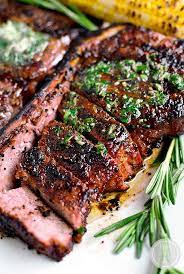 Grilled Thick Boneless Beef Chop Recipes gambar png