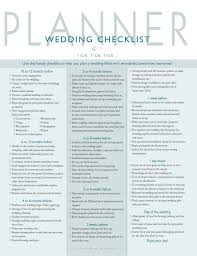 Samples Of A Wedding Planning Checklist