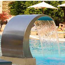 It is easy to assemble and offers hours of. Durable 304 Stainless Steel Waterfall Pool Fountain Swimming Pool Decor Pond New Walmart Canada
